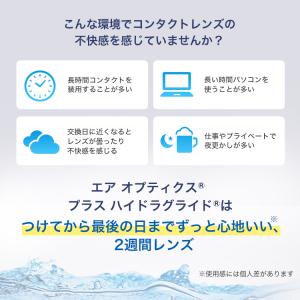 コンタクトレンズ 2week エアオプティクス...の詳細画像5