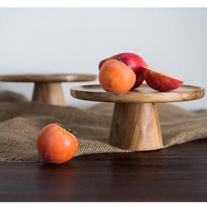 木製 ケーキスタンド コンポート　木製皿　インテリア雑貨　食器