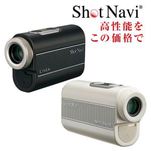 ShotNavi LINEA(ショットナビ リネア) /ゴルフ距離計 レーザー距離計 ゴルフ距離計測器 ゴルフレーザー 距離計 3点間計測 専用ケース付き 軽量139g
