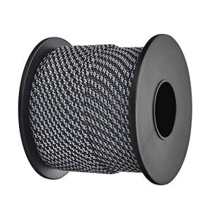 Brotree パラコード 2mm 3芯 ボビン巻型 テント ロープ ガイライン 耐荷重90kg DIY編む用 キャンプ サバイバル アウトドア用 (