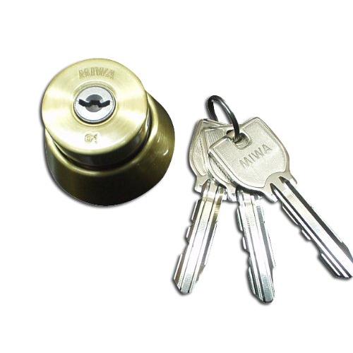 U9LD,BH,DZ取替用シリンダーBS色(金色)