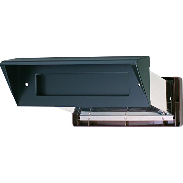 ステンシュート 内フタ付気密型 No.24 真壁 黒