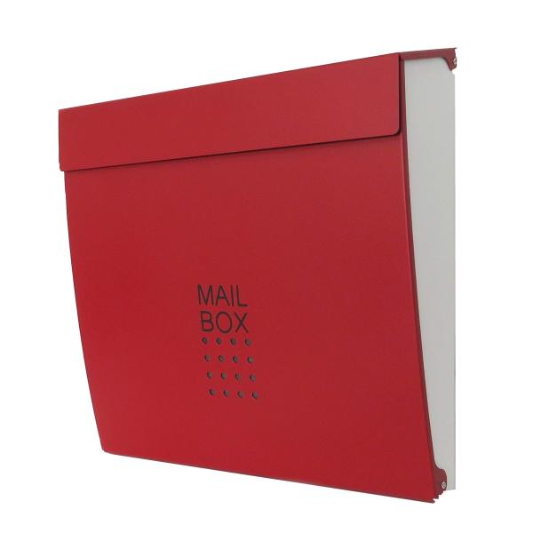 アイホーム(Ihome) 郵便ポスト pm17 pm173 大容量 レッド