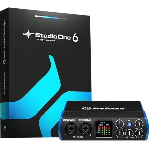 PreSonus Studio 24c オーディオ/MIDIインターフェース 24Bit 192kH...