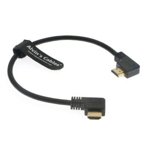 Alvin's Cables Z Cam E2 L字型 HDMI ケーブル 直角 to 直角 Portkeys BM5 モニター 用の 高速HDMI