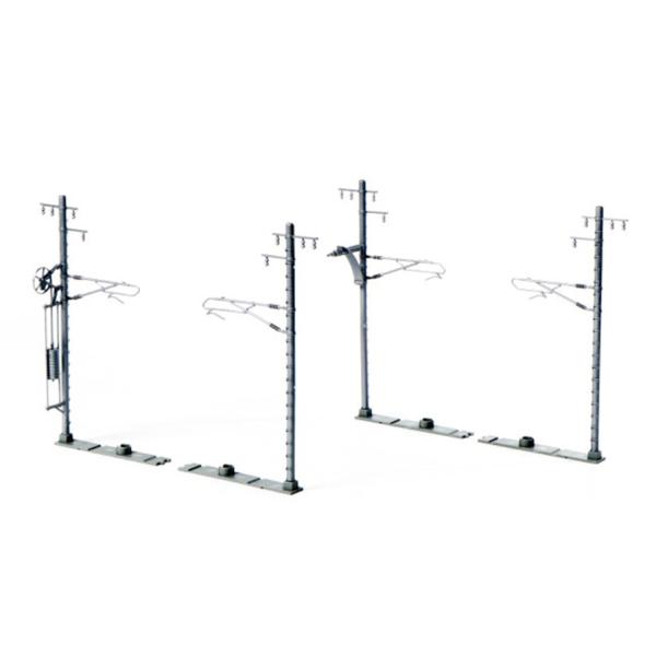 KATO Nゲージ 単線ワイド架線柱 灰 20本入 23-066-1 鉄道模型 用品