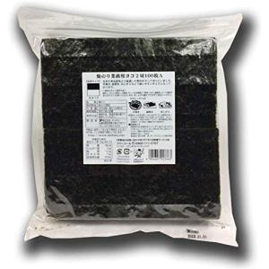 焼のり業務用ヨコ2切100枚A品 便利なチャック付き