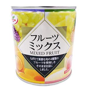 フルーツミックス 缶詰 312g×24缶 白桃、黄桃、パイナップル