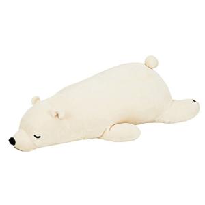 シロクマのラッキー 抱き枕 BIG (ぬいぐるみ) ホワイト ねむねむプレミアムの商品画像