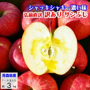 りんご サンふじ 訳あり リンゴ 林檎 3kg ...の商品画像