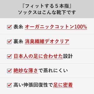 5本指ソックス 5足組 靴下 レディース 消臭...の詳細画像1