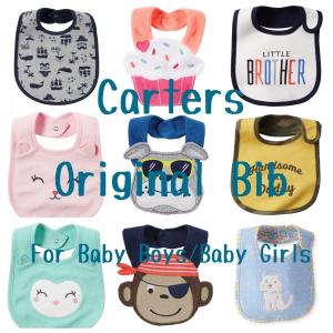 送料無料　Carter's　カーターズ　海外子ども服　インポート子ども服　ブランド子ども服　オリジナルスタイ　ビブ　よだれかけ　出産祝い｜appleboutique