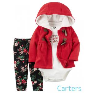 送料無料　Carter's　カーターズ　海外子ども服　インポート子ども服　ブランド子ども服　セットアップ　パーカー　ボディスーツ　レギンス｜appleboutique