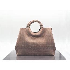 シルクバッグ　ゴールドベージュ（手作りバッグ　和風バッグ　京都　浅草　着物バッグ　トートバッグ　浴衣バッグ　母の日　プレゼント）