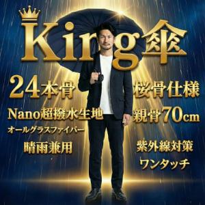 Nano-teck 超撥水 耐風傘 メンズ長傘...の詳細画像1