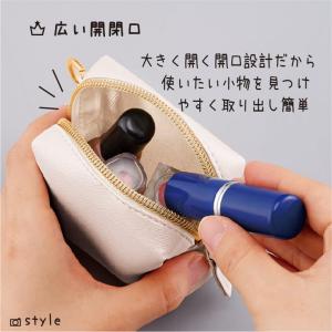 アクセサリー ポーチ リングカラビナ付き スク...の詳細画像5