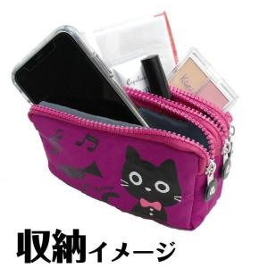 ポーチ 猫 ネコ ねこ 小物入れ コスメ レデ...の詳細画像1