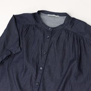アップルハウス Deクワイチュニック 前開き デニムの詳細画像1