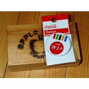 コーラ コカコーラ 缶バッチ 缶バッヂ 缶バッジ　チームコカコーラ 缶バッヂM　Team Coca-...