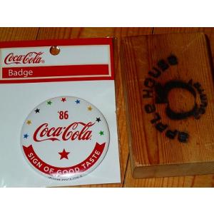 コーラ コカコーラ 缶バッチ 缶バッヂ 缶バッジ　チームコカコーラ 缶バッヂL　Team Coca-...