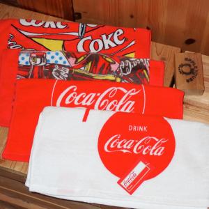 コカコーラ ウォッシュタオル プリント （4柄） 　日本国内ライセンス COCA-COLA