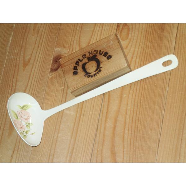 イマン ダイアナローズ 横口レードル　imane キッチンツール おたま ホーロー 琺瑯