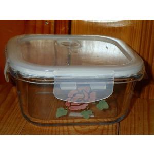 Many マニー 耐熱 ガラス レンジ専用 キャセロール （ ローズ