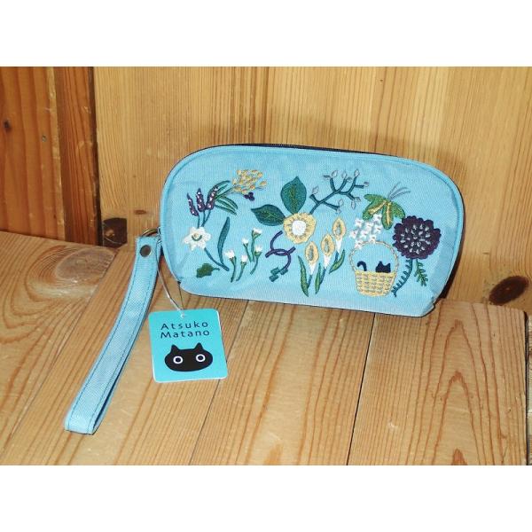 マタノアツコ 刺繍マルチケース （おひるね） ミニポーチ 俣野温子 またのあつこ マタノアツコ 日本...