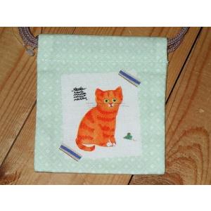 きんちゃく キンチャク 巾着 日本製 ねこ ネコ 猫 小物整理 モンスイユ エクートミネット E．minette ミニミニ巾着