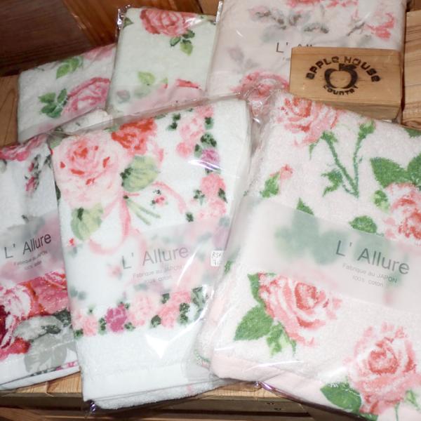 フェイスタオル（甘撚りパイル・染料プリント）　日本製　　種類を選択してからカートに入れてください（レ...