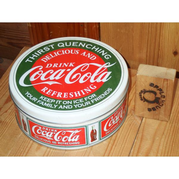 キャニスター コーラ コカコーラ アメ雑 アメリカン雑貨 小物入れ ティンキャニスター　コカコーラ ...