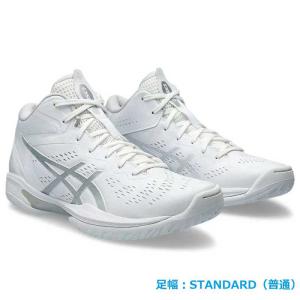 アシックス ゲルフープV16 ASICS GELHOOP V16 バスケットボールシューズ バッシュ 1063A078-100 足幅：スタンダード（普通） GELHOOPV16 24sptbf(1063a078100)｜applesp