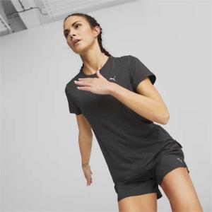 PUMA WOMENS RUN FAVORITE ヘザー SS Tシャツ W プーマ ランニングウェア 2024SS wpuw(52369301)｜applesp