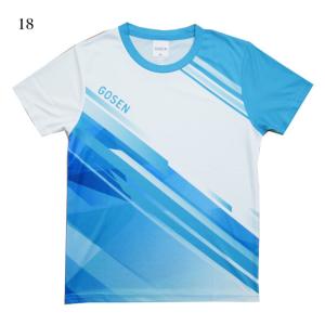 GOSEN ゴーセン グラデーションTシャツ バドミントン・テニスウェア ハルキカク(他色あり)(jpt10) 2401rtk tgsap rktwtk｜applesp