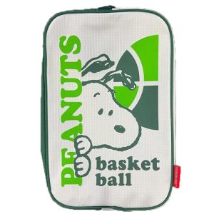 BALLLINE ボールライン スヌーピー PEANUTS シューズケース バスケットボール 2024SS wba(pnua-0036whitegrn)  bwsns｜applesp