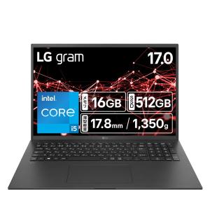 ノートパソコン LG gram 17Z90RU-GA55J 17インチ 2560×1600 Core i5 1334U SSD:512GB メモリ:16GB Windows 11 Home ブラック｜applied-net