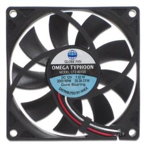 AINEX アイネックス CFZ-8015SA OMEGA TYPHOON 80mm 薄型超静音タイプ 2000rpm±10%/25.26CFM/20.4dB(A) お取り寄せ｜applied-net