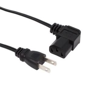 AINEX アイネックス ACP-05L-BK L型コネクタにより背面の出っ張りを抑えます 細くても7Aまで流せます 7A-125V ブラック 0.5m お取り寄せ｜applied-net