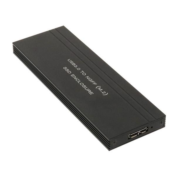 AINEX アイネックス HDE-10 USB3.0接続 UASP対応 M.2 SATA SSDケー...