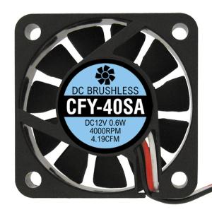 Ainex アイネックス ケース用ファン40mm 薄型静音タイプ CFY-40SA -お取り寄せ- 0131-4562412835800-ds｜applied-net