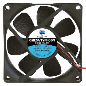 Ainex アイネックス OMEGA TYPHOON 80mm 超静音タイプ CFZ-80SB -お取り寄せ- 0131-4562412837248-ds｜applied-net