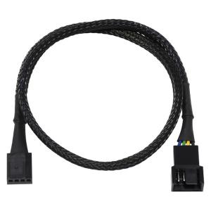 Ainex アイネックス PWMファン用電源延長スリーブケーブル 40cm ブラック CA-011A -お取り寄せ- 0131-4562412838139-ds｜applied-net