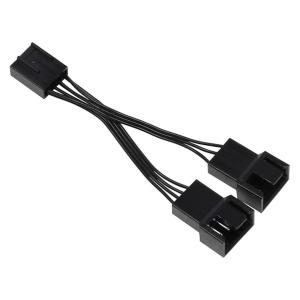 Ainex アイネックス PWMファン用二股電源リボンケーブル 5cm ブラック CA-097A -お取り寄せ- 0131-4562412838207-ds｜applied-net