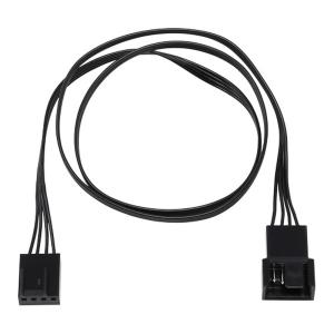 Ainex アイネックス PWMファン用電源延長リボンケーブル 50cm ブラック CA-099A -お取り寄せ- 0131-4562412838221-ds｜applied-net