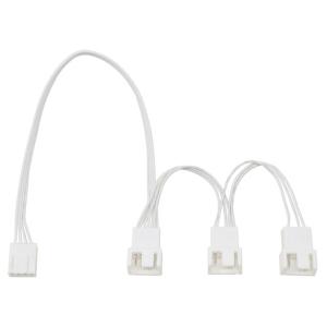 Ainex アイネックス PWMファン用電源3分岐デイジーチェーンケーブル 34cm ホワイト CA-100A-WH -お取り寄せ- 0131-4562412838276-ds｜applied-net