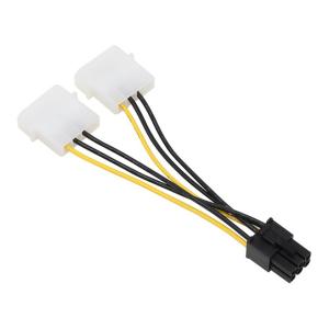 Ainex アイネックス PCI Express用電源変換ケーブル 8cm PX-001C -お取り寄せ- 0131-4562412838399-ds｜applied-net