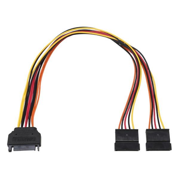 Ainex アイネックス シリアルATA用二股電源ケーブル 30cm S2-1505SAC -お取り...