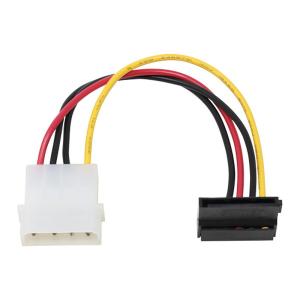 Ainex シリアルATA用電源変換ケーブル 上L型コネクタ 12cm WA-085UB -お取り寄せ- 0131-4562412838702-ds｜applied-net