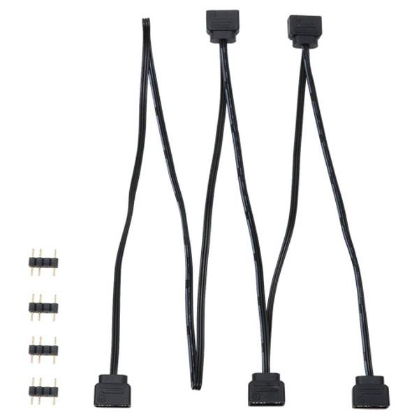 Ainex アイネックス アドレサブルLED用4分岐ケーブル 76cm RLD-SPLITDC4B ...