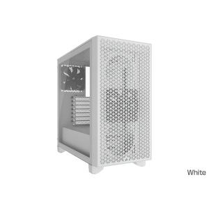 Corsair コルセア PCケース 3000D Tempered Glass Mid-Tower, White CC-9011252-WW -お取り寄せ- 0137-0840006610632-ds｜applied-net